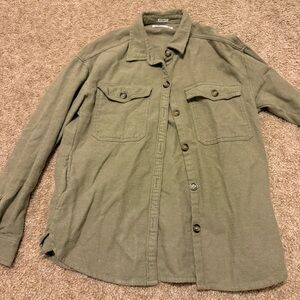 Holister thick button up boyfriend  fit women’s XS